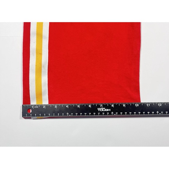 Looney Tunes Sweatpants Womens Small Red Fleece Characters Logo Wear - Picture 6 of 7